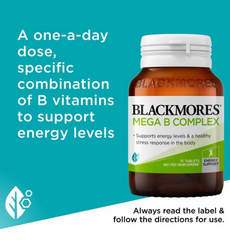 Blackmores Mega B Complex 75 Viên – Bổ Sung Vitamin B Cho Cơ Thể - Úc - KHCC