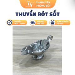 Thuyền Rót Sốt Inox Sang Trọng - Dụng Cụ Nhà Bếp Cao Cấp, Kiểu Dáng Thẩm Mỹ, Thích Hợp Cho Gia Đình (TV1484)