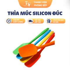 Thìa Múc Silicon Đúc - Dụng Cụ Nhà Bếp Chất Liệu Cao Cấp, Nhiều Màu Sắc Random, Kích Thước 28cm từ TVKITCHEN (Tv1488)