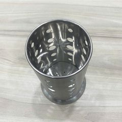 Ống Đũa Inox Tròn Có Đế & Không Đế - Dụng Cụ Nhà Bếp Chất Lượng Cao TV1480, Tiện Lợi & Đẹp Mắt (TV1480)