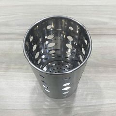 Ống Đũa Inox Tròn Có Đế & Không Đế - Dụng Cụ Nhà Bếp Chất Lượng Cao TV1480, Tiện Lợi & Đẹp Mắt (TV1480)