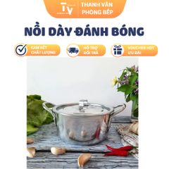 Nồi nhôm dày đánh bóng cao cấp 34cm - Dụng cụ gia dụng bếp chất lượng cao cho căn bếp hoàn hảo (TV1482)