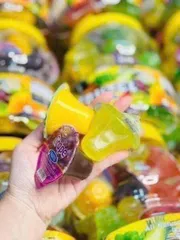 Thạch Rau Câu Trái Cây FRUZEL 1,45kg - Thạch Tự Nhiên Hương Vị Nguyên Chất, Ngọt Thanh, Giàu Vitamin và Chất Xơ