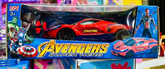 Đồ Chơi Xe Ô Tô Điều Khiển Từ Xa Siêu Anh Hùng Spider man Avengers super hero 409 Bộ Sưu Tập Xe Ô Tô Siêu Anh Hùng 