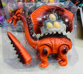 Đồ Chơi Mô Hình Con Khủng Long Có Cánh Đẻ Trứng Chạy Bằng Pin Có Đèn Và Âm Thanh 666-30 Chọn Giao Màu Ngẫu Nhiên