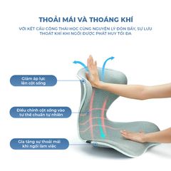 Ghế Bệt Tựa Lưng Công Thái Học ISUNI Bản VIP S2 - Giảm Đau Mỏi, Chống Gù Lưng, Thiết Kế Đa Năng Dành Cho Văn Phòng và Gia Đình