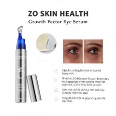 Serum trẻ hóa vùng mắt Zo Skin Health Growth Factor Eye Serum - Giải pháp chống lão hóa, cung cấp độ ẩm cho da mắt tươi 