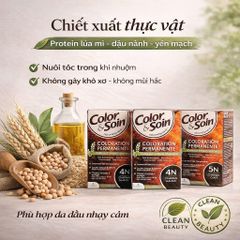Nhuộm Tóc Phủ Bạc Hữu Cơ Les 3 Chênes - Không Amoniac, Chiết Xuất Thiên nhiên, Dành Cho Mẹ Bầu và Người Có Da Nhạy Cảm