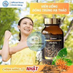 Viên Uống Đông Trùng Hạ Thảo Tohchukasou Premium - Tăng Cường Sức Khỏe và Sinh Lực, Nhập Khẩu Chính Hãng Nhật Bản, 180 Viên
