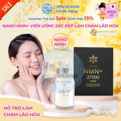 Viên Uống Chống Lão Hóa Da Nichiei NMN+ 27000 Luxury Nhật Bản - Hộp 90 Viên Chính Hãng, Hỗ Trợ Đẹp Da và Ngăn Ngừa Lão Hóa, Freeship & Voucher 15%