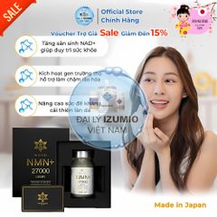 Viên Uống Chống Lão Hóa Da Nichiei NMN+ 27000 Luxury Nhật Bản - Hộp 90 Viên Chính Hãng, Hỗ Trợ Đẹp Da và Ngăn Ngừa Lão Hóa, Freeship & Voucher 15%