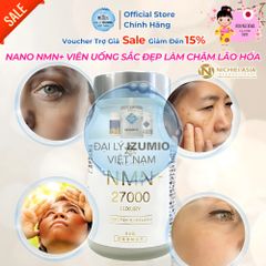 Viên Uống Chống Lão Hóa Da Nichiei NMN+ 27000 Luxury Nhật Bản - Hộp 90 Viên Chính Hãng, Hỗ Trợ Đẹp Da và Ngăn Ngừa Lão Hóa, Freeship & Voucher 15%