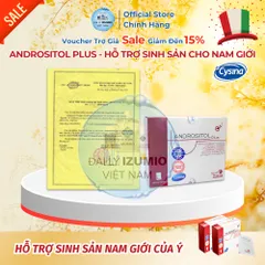 Andrositol Plus - Hỗ Trợ Sinh Sản Nam Giới, Tăng Cường Tinh Trùng Hiệu Quả - Sản Phẩm Chính Hãng Nhập Khẩu Từ Ý