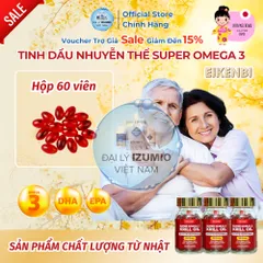 Viên Uống Dầu Nhuyễn Thể Super Omega 3 Krill Oil Eikenbi - Hỗ Trợ Tim Mạch, Tăng Cường Sức Khỏe, Chính Hãng Nhật Bản