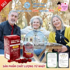 Viên Uống Dầu Nhuyễn Thể Super Omega 3 Krill Oil Eikenbi - Hỗ Trợ Tim Mạch, Tăng Cường Sức Khỏe, Chính Hãng Nhật Bản