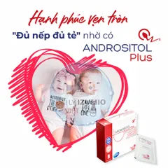 Andrositol Plus - Hỗ Trợ Sinh Sản Nam Giới, Tăng Cường Tinh Trùng Hiệu Quả - Sản Phẩm Chính Hãng Nhập Khẩu Từ Ý