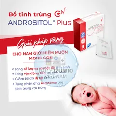 Andrositol Plus - Hỗ Trợ Sinh Sản Nam Giới, Tăng Cường Tinh Trùng Hiệu Quả - Sản Phẩm Chính Hãng Nhập Khẩu Từ Ý