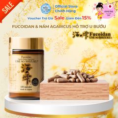 Hộp 120 Viên Uống Fucoidan Vàng Umi No Shizuku Nhật Bản - Hỗ Trợ Giảm Thiểu U Bướu, Sản Phẩm Chính Hãng Chất Lượng Cao