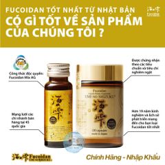 Hộp 120 Viên Uống Fucoidan Vàng Umi No Shizuku Nhật Bản - Hỗ Trợ Giảm Thiểu U Bướu, Sản Phẩm Chính Hãng Chất Lượng Cao