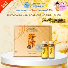 Fucoidan Vàng Umi No Shizuku - Thùng 30 Chai Nước Uống Hỗ Trợ Điều Trị U Bướu Chính Hãng Nhật Bản, Tăng Cường Đề Kháng, Bảo Vệ Sức Khỏe