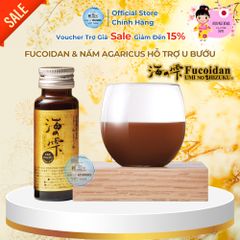 Fucoidan Vàng Umi No Shizuku - Thùng 30 Chai Nước Uống Hỗ Trợ Điều Trị U Bướu Chính Hãng Nhật Bản, Tăng Cường Đề Kháng, Bảo Vệ Sức Khỏe