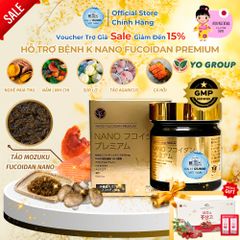 Viên Uống Hỗ Trợ Bệnh K Nano Fucoidan Premium YoGroup - Giải Pháp Sức Khỏe Từ Tảo Biển Nhật Bản, Hỗ Trợ Miễn Dịch và Chống Oxy Hóa