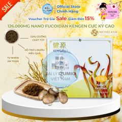 Tảo Nâu Kengen Nano Fucoidan 126.000mg - Hỗ Trợ Miễn Dịch, Chống Di Căn - Hộp 60 Gói Chính Hãng Nhập Khẩu Từ Nhật Bản