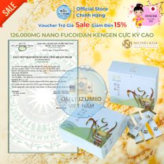 Tảo Nâu Kengen Nano Fucoidan 126.000mg - Hỗ Trợ Miễn Dịch, Chống Di Căn - Hộp 60 Gói Chính Hãng Nhập Khẩu Từ Nhật Bản