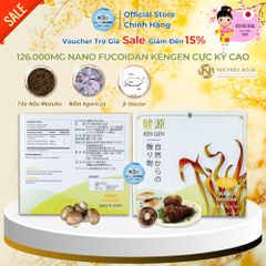 Tảo Nâu Kengen Nano Fucoidan 126.000mg - Hỗ Trợ Miễn Dịch, Chống Di Căn - Hộp 60 Gói Chính Hãng Nhập Khẩu Từ Nhật Bản