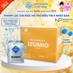 Nước IZUMIO Hydrogen 3.3ppm - Gói 200ml Tăng Cường Sức Khỏe, Thanh Lọc Cơ Thể Nhập Khẩu Chính Hãng Từ Nhật Bản