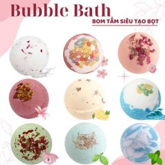 Viên BUBBLE BATH Tạo Bọt Thả Bồn Tắm - Hương Hoa Sang Trọng, Thư Giãn, Dưỡng Ẩm Da - Nana Shop