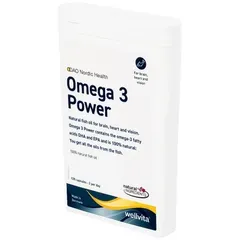 Viên uống Omega 3 Power DAO Nordic Health - Hỗ trợ sức khỏe tim mạch, cải thiện chức năng não và thị lực (120 viên)