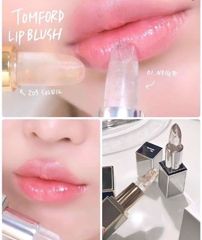 Son Dưỡng Tom Ford Platinum 01 Neige Soleil Lip Blush - Son Môi Dưỡng Ẩm Màu Hồng Phớt Tự Nhiên, Hiệu Ứng Căng Bóng Rạng Rỡ Chính Hãng