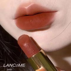 Son Lancôme Bearbrick 330 Milky Bisou Màu Cam Đất - Son Môi Cao Cấp, Thời Thượng, Dưỡng Ẩm Tuyệt Đối, Quà Tặng Lý Tưởng