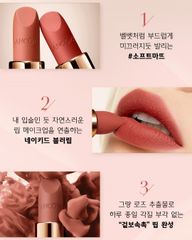 Son LANCÔME L'Absolu Rouge Intimatte Lipstick #362 Knitted Red - Son Môi Cao Cấp Chính Hãng Đỏ Tươi Sang Trọng, Bền Màu, Dưỡng Ẩm