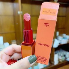 Son Tom Ford 16 Scarlet Rouge Màu Đỏ Thuần Cao Cấp – Thỏi Son Sang Trọng Vỏ Cam Chính Hãng, Tôn Vẻ Đẹp Tự Tin, Phù Hợp Mọi Dịp