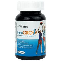 Viên uống bổ sung canxi NutriGrow Nutrimed cho trẻ từ 8 tuổi - Tăng chiều cao, hỗ trợ phát triển xương chắc khỏe (60 viên)