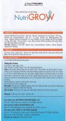 Viên uống bổ sung canxi NutriGrow Nutrimed cho trẻ từ 8 tuổi - Tăng chiều cao, hỗ trợ phát triển xương chắc khỏe (60 viên)