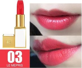 Son Tom Ford Le Mepris Màu 03 Ultra-Rich Lip Color Cam San Hô - Son Môi Cao Cấp, Lên Màu Rực Rỡ, Dưỡng Ẩm Tự Nhiên, Quà Tặng Sang Trọng