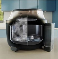 Nồi Chiên Không Dầu Philips Airfryer 5000 NA543 - Chức Năng Hấp, Dung Tích 7.2L, Công Nghệ SteamFry Giữ Dinh Dưỡng Tốt Nhất