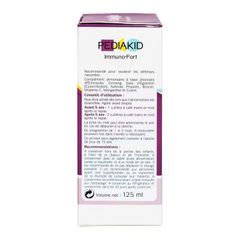 Siro Pediakid Immuno Fort Tăng Cường Miễn Dịch Cho Trẻ - Hỗ Trợ Sức Khỏe, Hương Vị Ngon, Tự Nhiên, Không Chất Bảo Quản