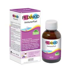 Siro Pediakid Immuno Fort Tăng Cường Miễn Dịch Cho Trẻ - Hỗ Trợ Sức Khỏe, Hương Vị Ngon, Tự Nhiên, Không Chất Bảo Quản