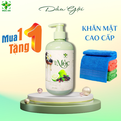 [MUA 1 TẶNG 1] Dầu Gội MỘC Thiên Nhiên 500ML - Chăm Sóc Tóc Suôn Mượt, Hỗ Trợ Mọc Tóc - Chiết Xuất Bưởi, Bồ Kết, Hương Nhu, Dâu Tằm