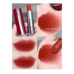 Son Givenchy Le Rouge Deep Velvet N35 Rouge Initie Cam Cháy Cao Cấp - Chất Lượng Sang Trọng, Độ Bám Màu Lâu, Quyến Rũ Mọi Nét Đẹp
