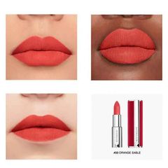Son Givenchy 33 Orange Sable - Son Môi Cao Cấp Màu Cam San Hô Chính Hãng, Chất Son Mềm Mịn, Bám Màu Lâu, Quà Tặng Tuyệt Vời