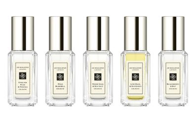 Set Nước Hoa Cao Cấp Jo Malone 5 x 9ml - Wood Sage, Peony, Wild Bluebell, English Pear, Lime Basil - Hương Thơm Sang Trọng Chính Hãng