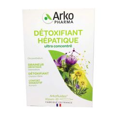 Nước Hỗ Trợ Thải Độc Gan Arkofluides - Bổ Gan Hữu Cơ Thiên Nhiên 250g, Giúp Thanh Lọc và Bảo Vệ Gan