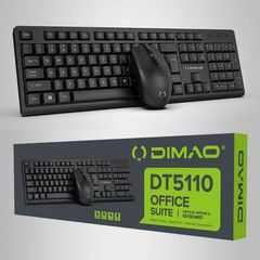 Bàn Phím Có Dây BAK DT5110 & Chuột Máy Tính USB - Phụ Kiện PC Đen Giá Rẻ, Dễ Dàng Lắp Đặt, Tương Thích Laptop, Notebook