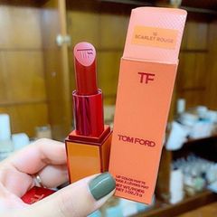 Son Tom Ford 16 Scarlet Rouge Màu Đỏ Thuần Chính Hãng - Son Kem Dưỡng Độ Bám Màu Cao Cho Đôi Môi Quyến Rũ, Sang Trọng