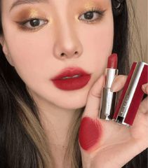 Son Givenchy Le Rouge Deep Velvet Màu 37 Rouge Graine - Son Môi Đỏ Thuần Chính Hãng, Chất Lì Mịn và Sang Trọng